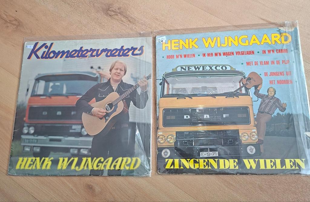 2 X henk wijngaard LP S, Cd's en Dvd's, Gebruikt, 1980 - 1989, Ophalen of Verzenden, Levenslied of Smartlap