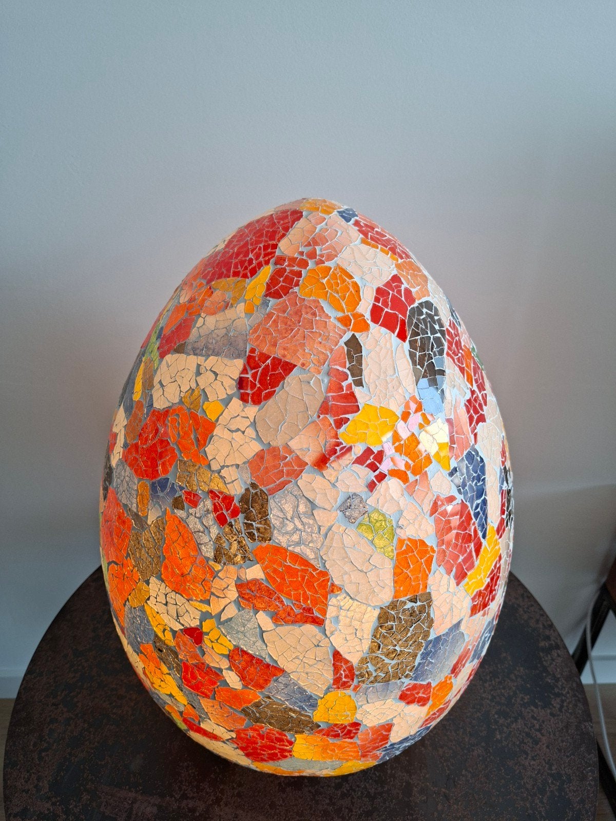 Te koop: Mozaïek Tafellamp/Vloerlamp (Nieuwstaat), Nieuw, Minder dan 100 cm, Modern, Ophalen