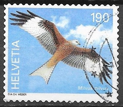 Zwitserland: Mi. 2100 (zonder priority) uit 2009  vogel, Ophalen of Verzenden, Gestempeld