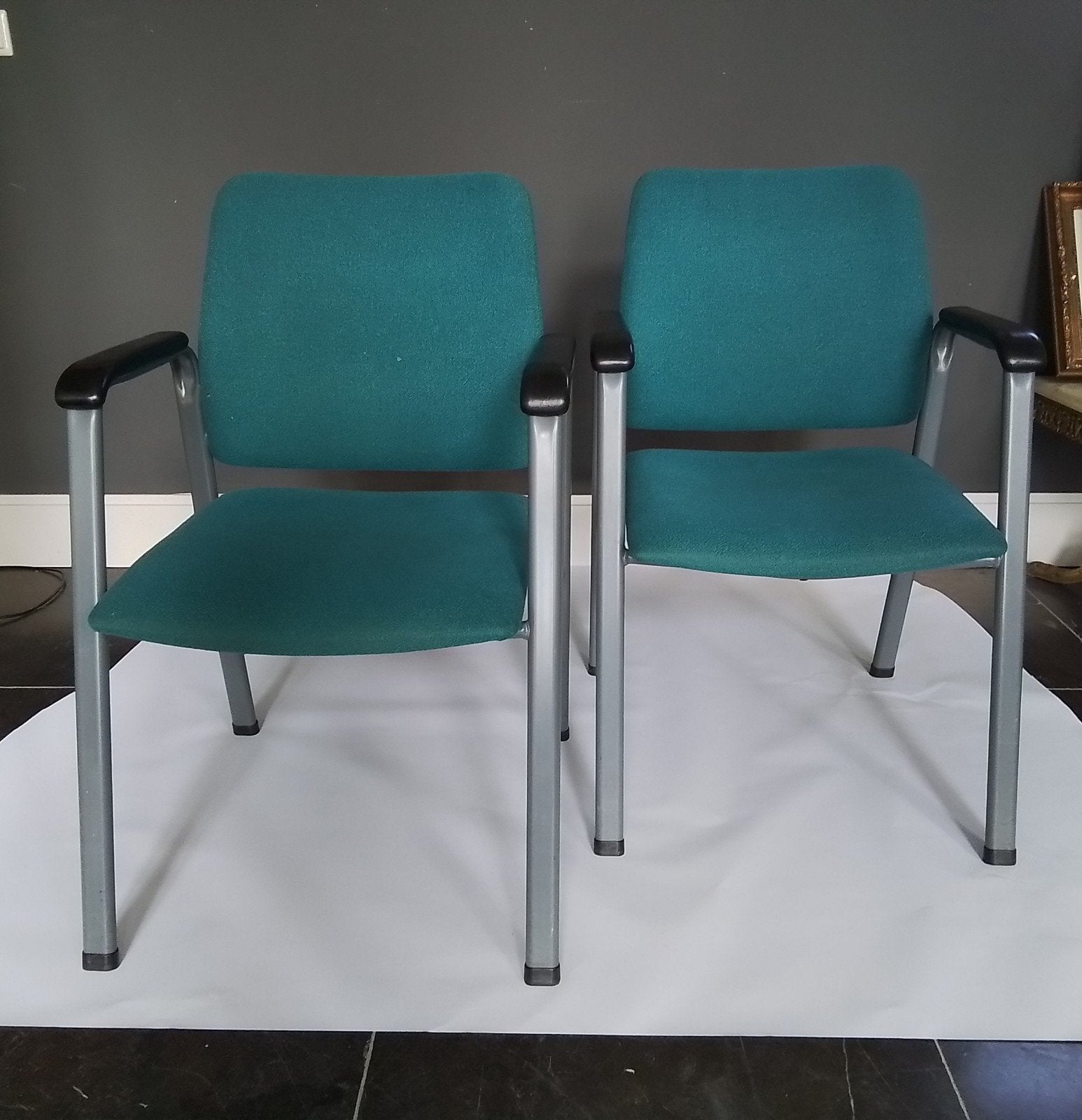 2 Drisag Industriële Kantoorstoelen - Degelijk & Comfortabel, Gebruikt, Twee, Overige kleuren, Ophalen of Verzenden