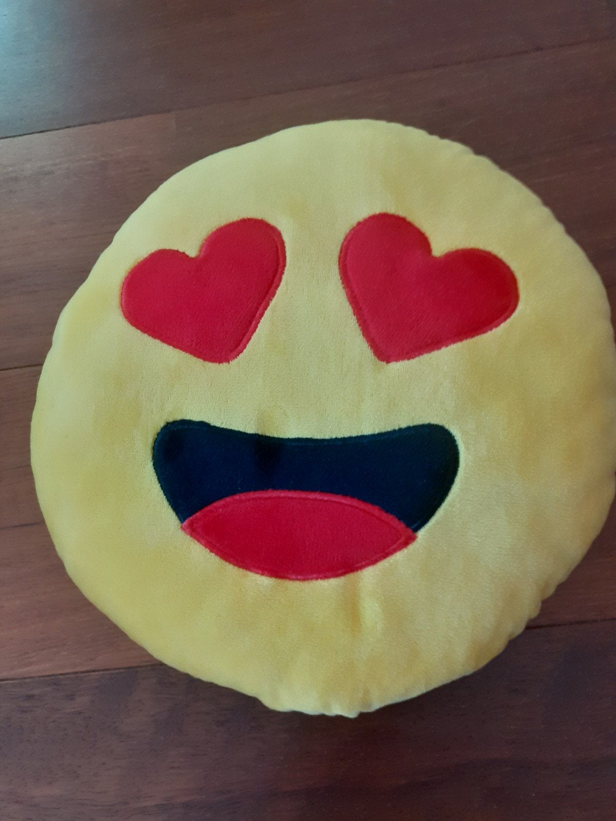 Smiley kussen, Huis en Inrichting, Woonaccessoires | Kussens, Ophalen, Overige merken, Gebruikt, Geel