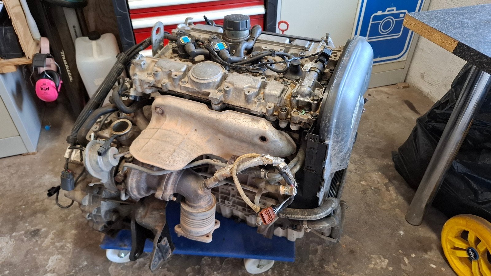 Volvo B4204T3 motorblok met M56H versnellingsbak en ECU, Auto-onderdelen, Motor en Toebehoren, Ophalen, Gebruikt, Volvo