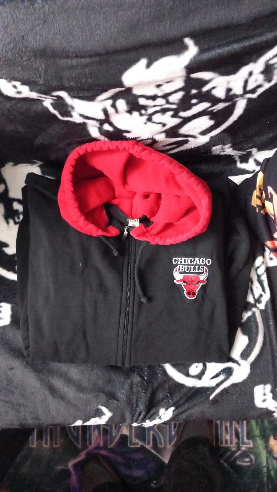 Chicago Bulls vest - Maat XL, Zwart, Maat 56/58 (XL), Ophalen of Verzenden, Chicago Bulls