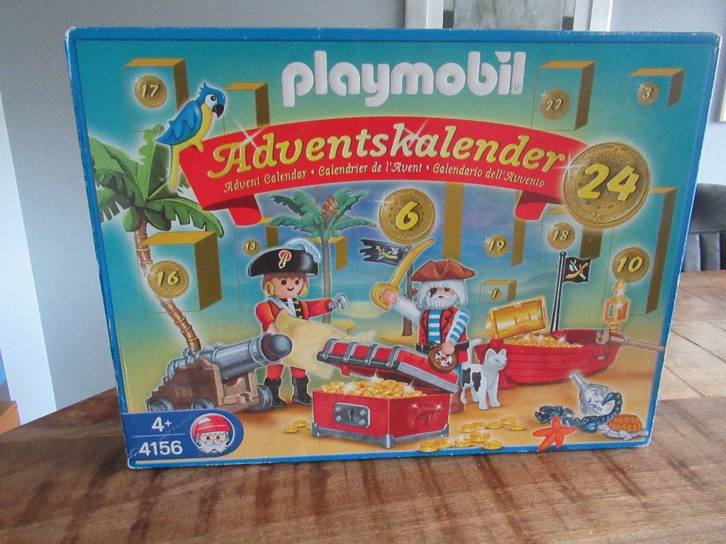 Complete Playmobil Adventskalender Piraten 4156 met doos, Ophalen of Verzenden, Nieuw