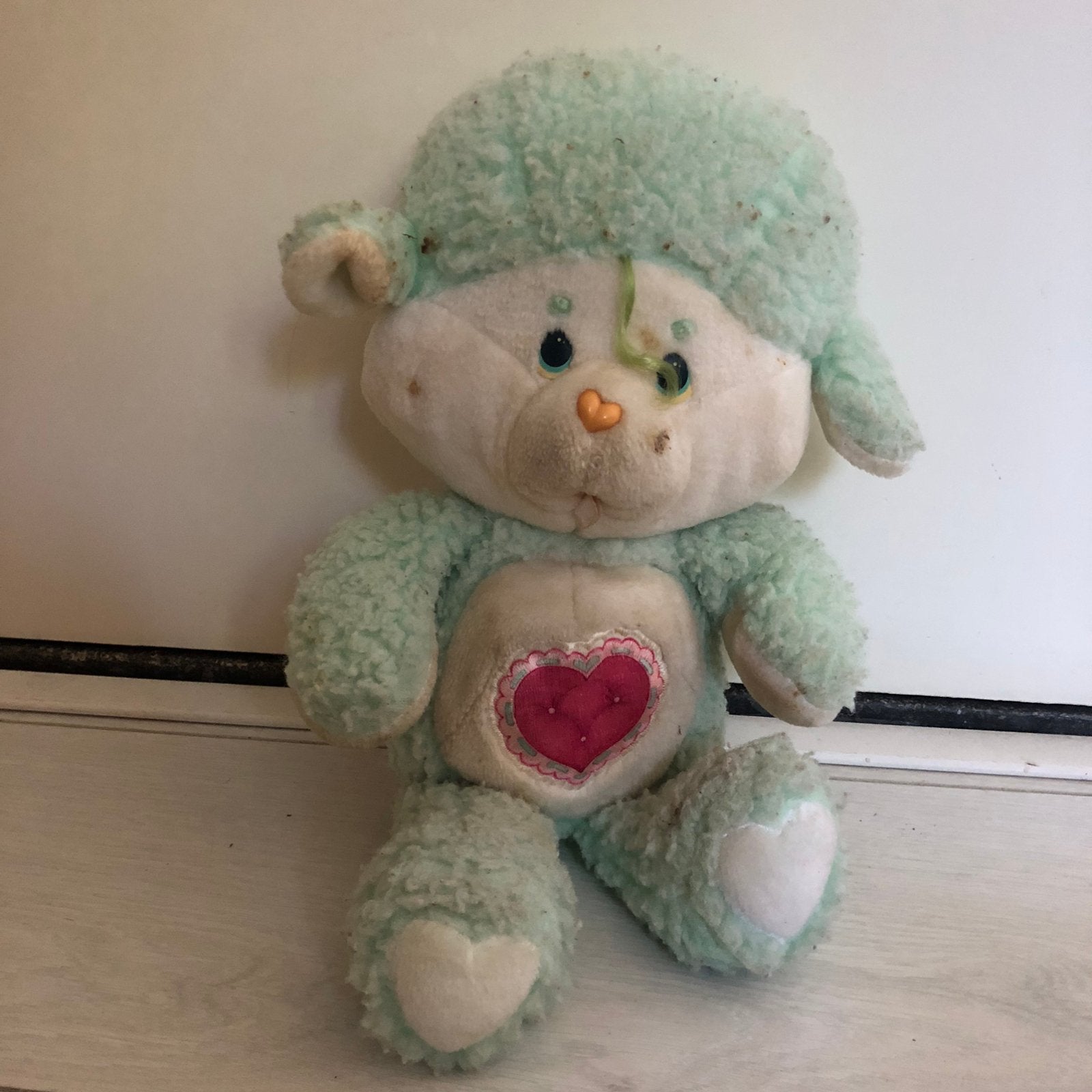 CareBear knuffel lam jaren 80, Overige karakters, Ophalen of Verzenden, Gebruikt, Beer