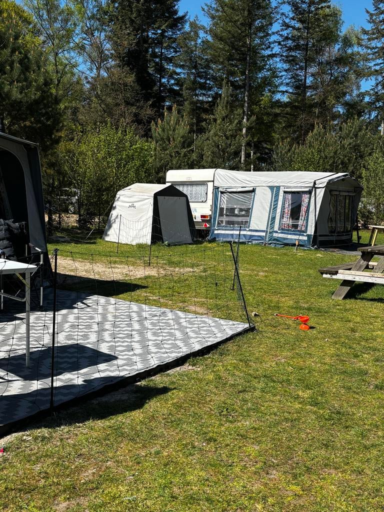 Opzet hekje voor op een camping, Ophalen, Gebruikt