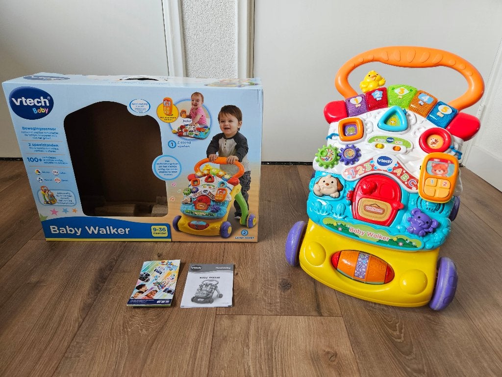 Vtech Baby Walker / loopwagen inclusief originele verpakking, Kinderen en Baby's, Ophalen, Gebruikt, Overige typen, Met licht