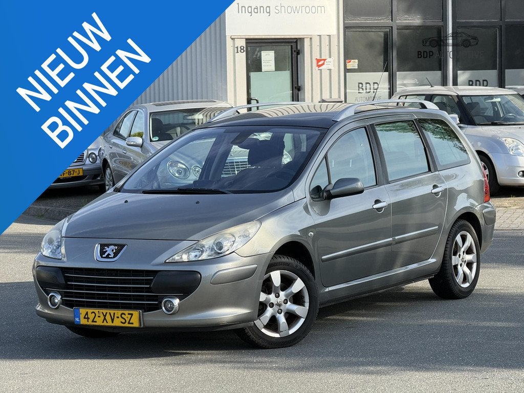 Peugeot 307 SW 2.0-16V Premium Automaat | Panoramadak | Trek, Auto's, Peugeot, 745 kg, Stof, Gebruikt, 4 cilinders