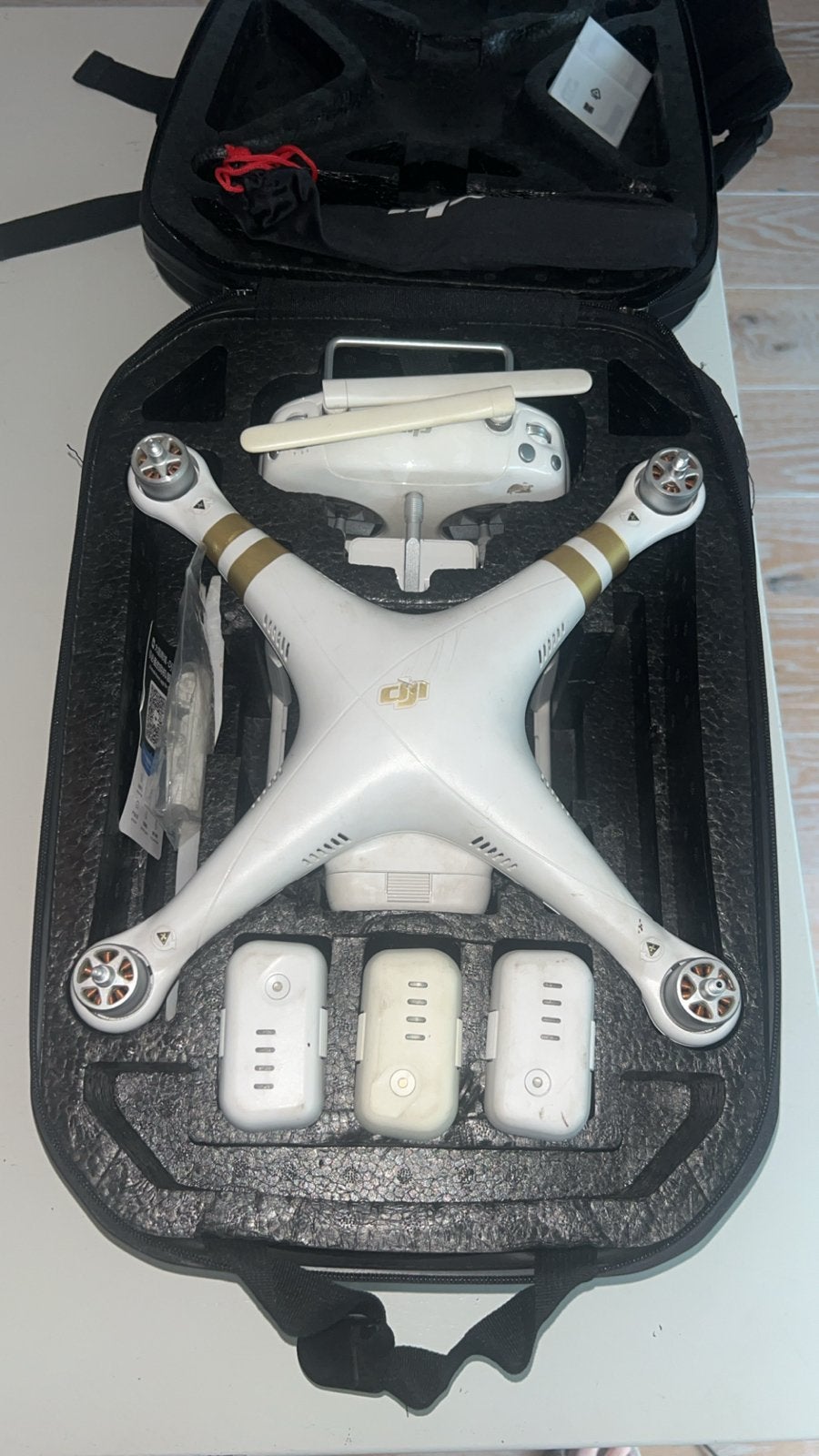 DJI Phantom 3 Professional drone met 3 accu's, Gebruikt, Cameradrone, DJI, Topkwaliteit