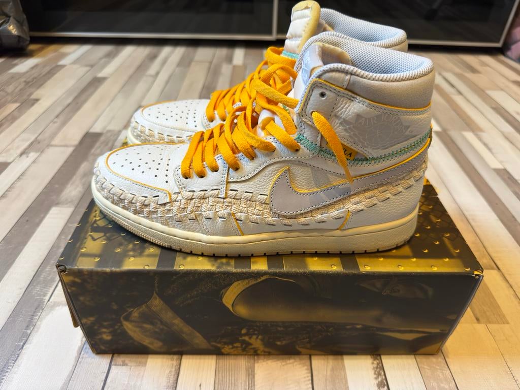 Nike Air Jordan 1 x Union LA - Maat 43 - Zeer Goede Staat, Overige kleuren, Ophalen of Verzenden, Sneakers of Gympen, Zo goed als nieuw
