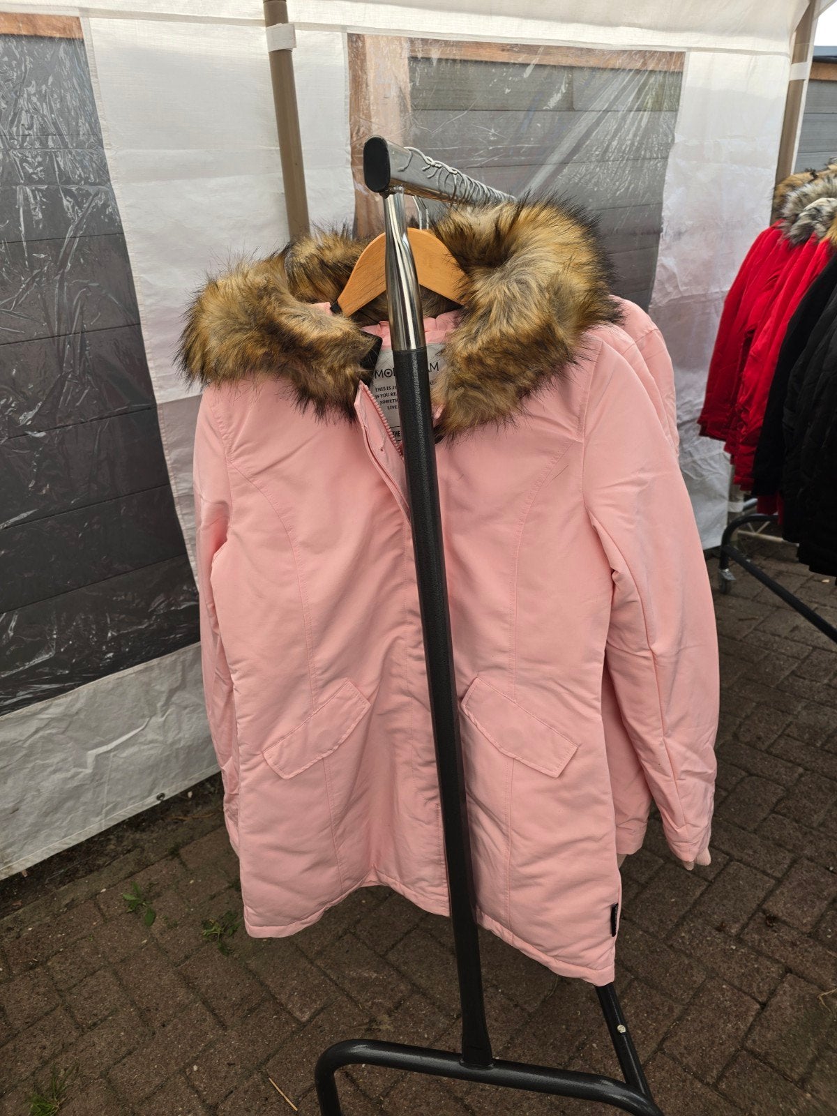 40 Winterjas met bontkraag - Diverse kleuren en maten, Kleding | Dames, Maat 38/40 (M), Nieuw, Ophalen of Verzenden, Onbekend