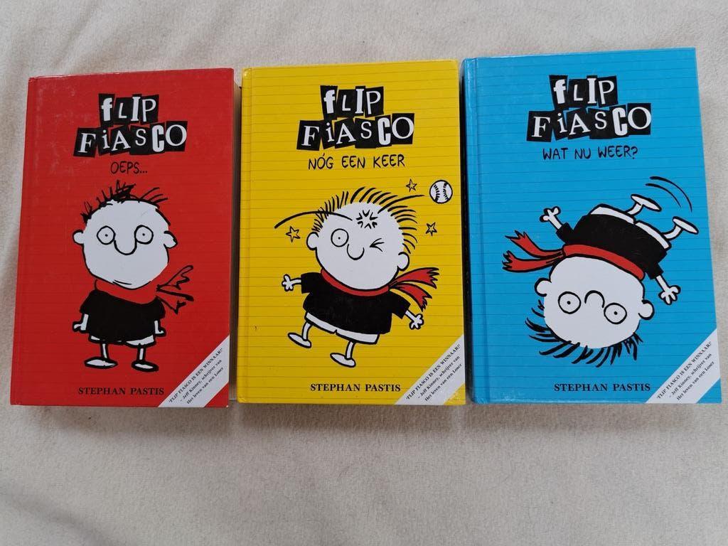 3 boeken van Flip Fiasco, Ophalen of Verzenden, Zo goed als nieuw, Fictie algemeen
