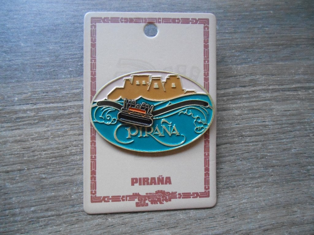 Efteling pin Pirana Piraña LEZEN, Verzamelen, Efteling, Ophalen of Verzenden, Nieuw, Overige typen
