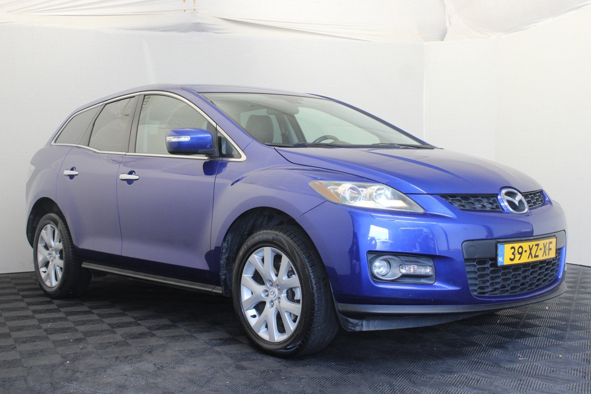 Mazda CX-7 2.3 Turbo Executive (bj 2007), Auto's, 1450 kg, Gebruikt, 4 cilinders, Blauw