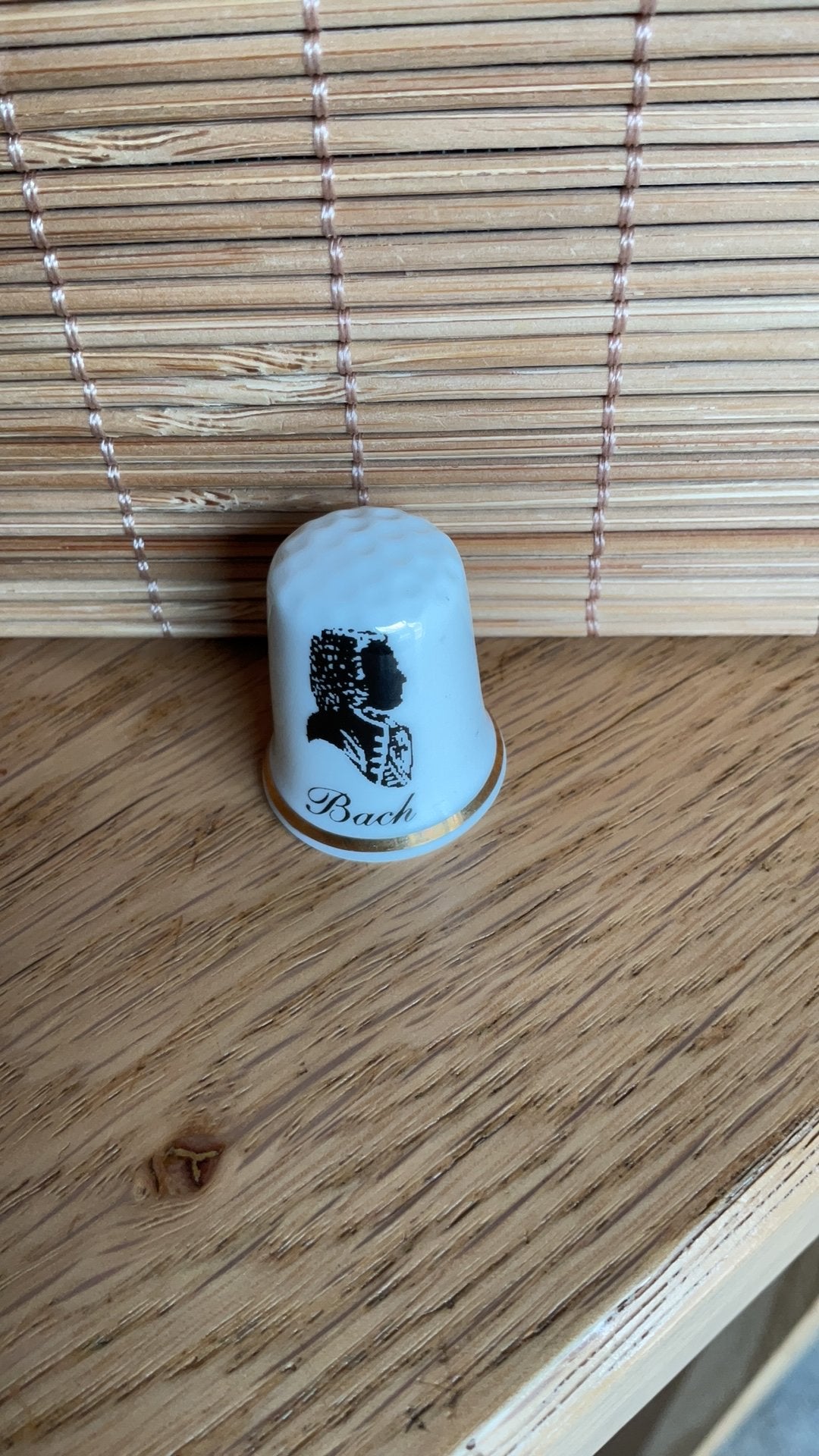 Bach vingerhoed vingerhoedje vingerhoedjes vingerhoeden, Verzamelen, Verzenden, Nieuw, Porselein, Nederland