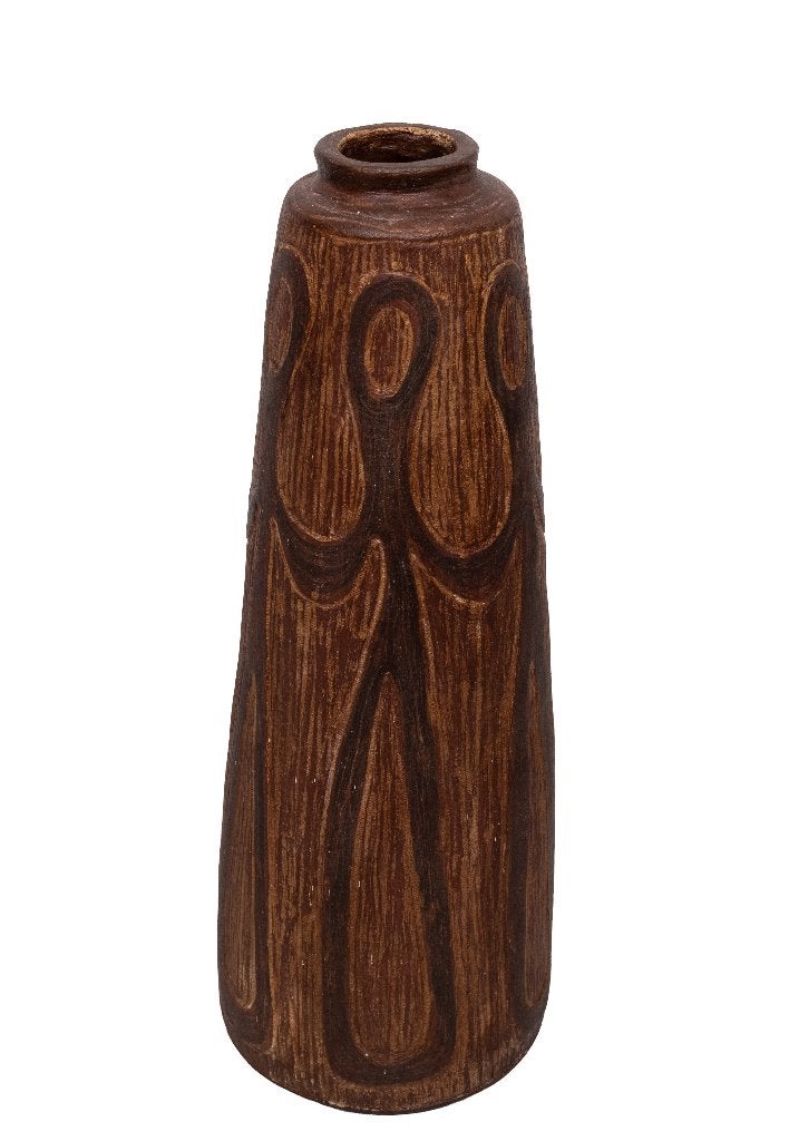 Grote, handgemaakte, unica junst vaas, Jan van Stolk, Vaas, 68 cm, Ophalen of Verzenden, Handgemaakt