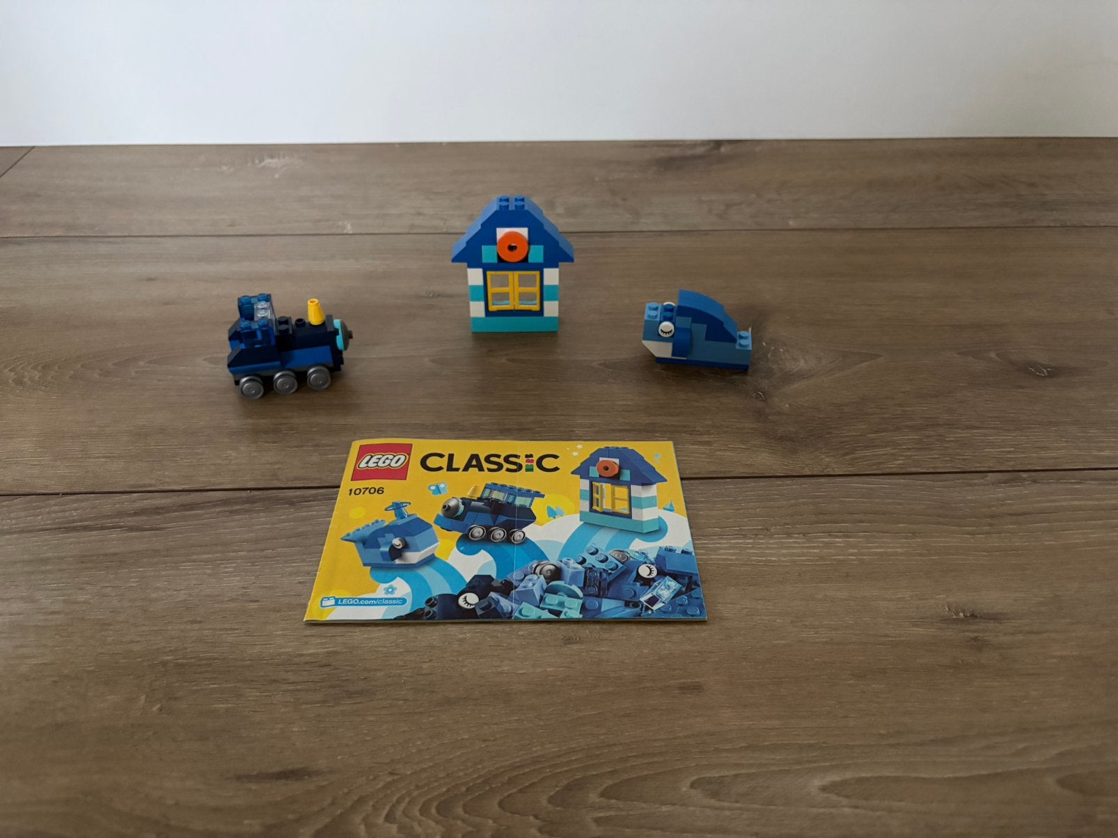 Leuke, nieuwe, complete set Lego Classic set blauw- 10706, Kinderen en Baby's, Lego, Nieuw, Ophalen of Verzenden, Complete set