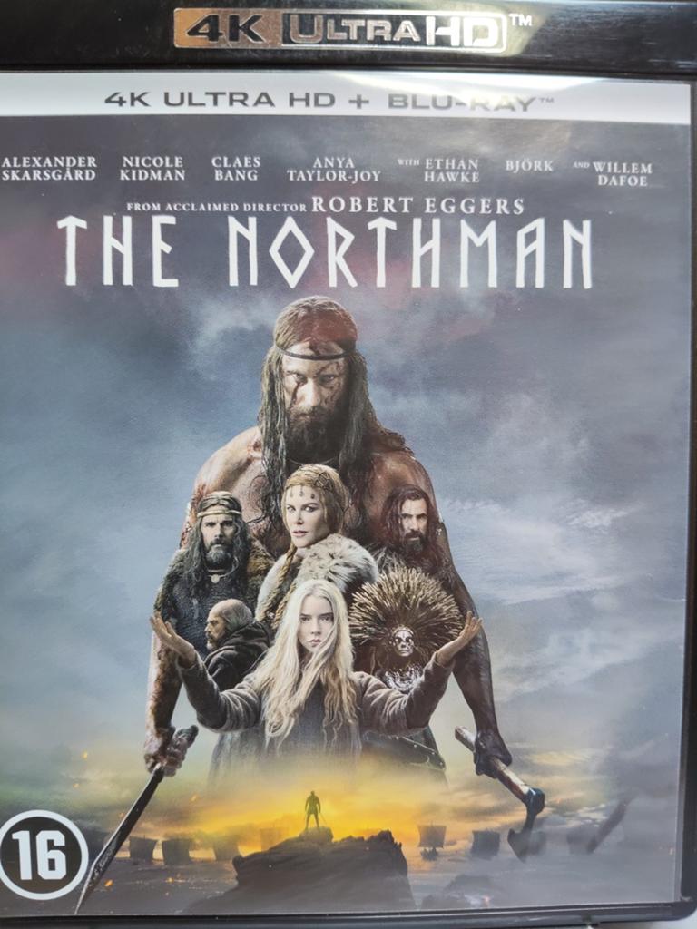 The Northman 4K Ultra HD + Bluray NL ZGAN, Cd's en Dvd's, Blu-ray, Ophalen of Verzenden, Zo goed als nieuw, Drama