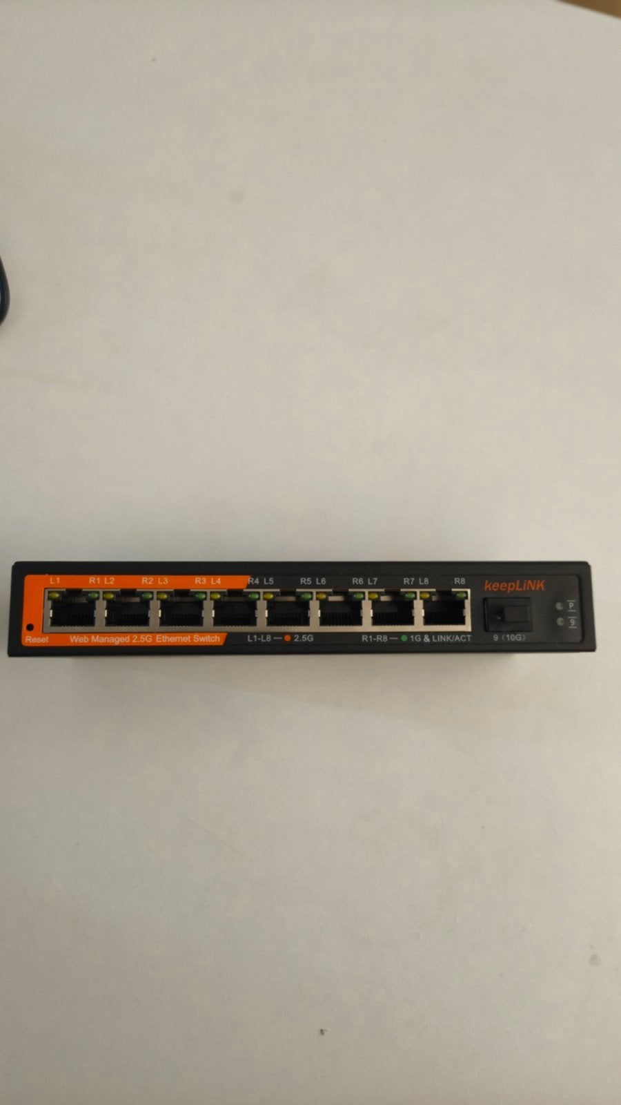 keepLiNK KP-9000-9XHML-X 8x 2.5G + 10G SFP+ Switch Nieuw, Ophalen of Verzenden