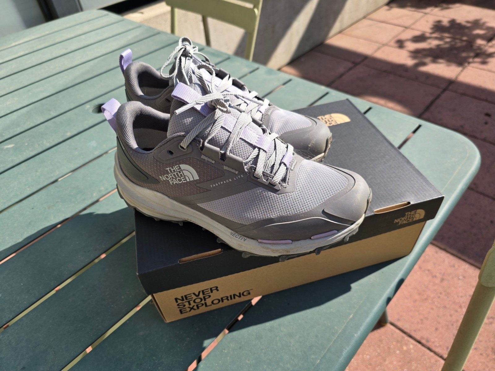 The North Face Fastpack Lite Wandelschoenen - Maat 39.5, Zo goed als nieuw, The North Face, Grijs, Wandelschoenen