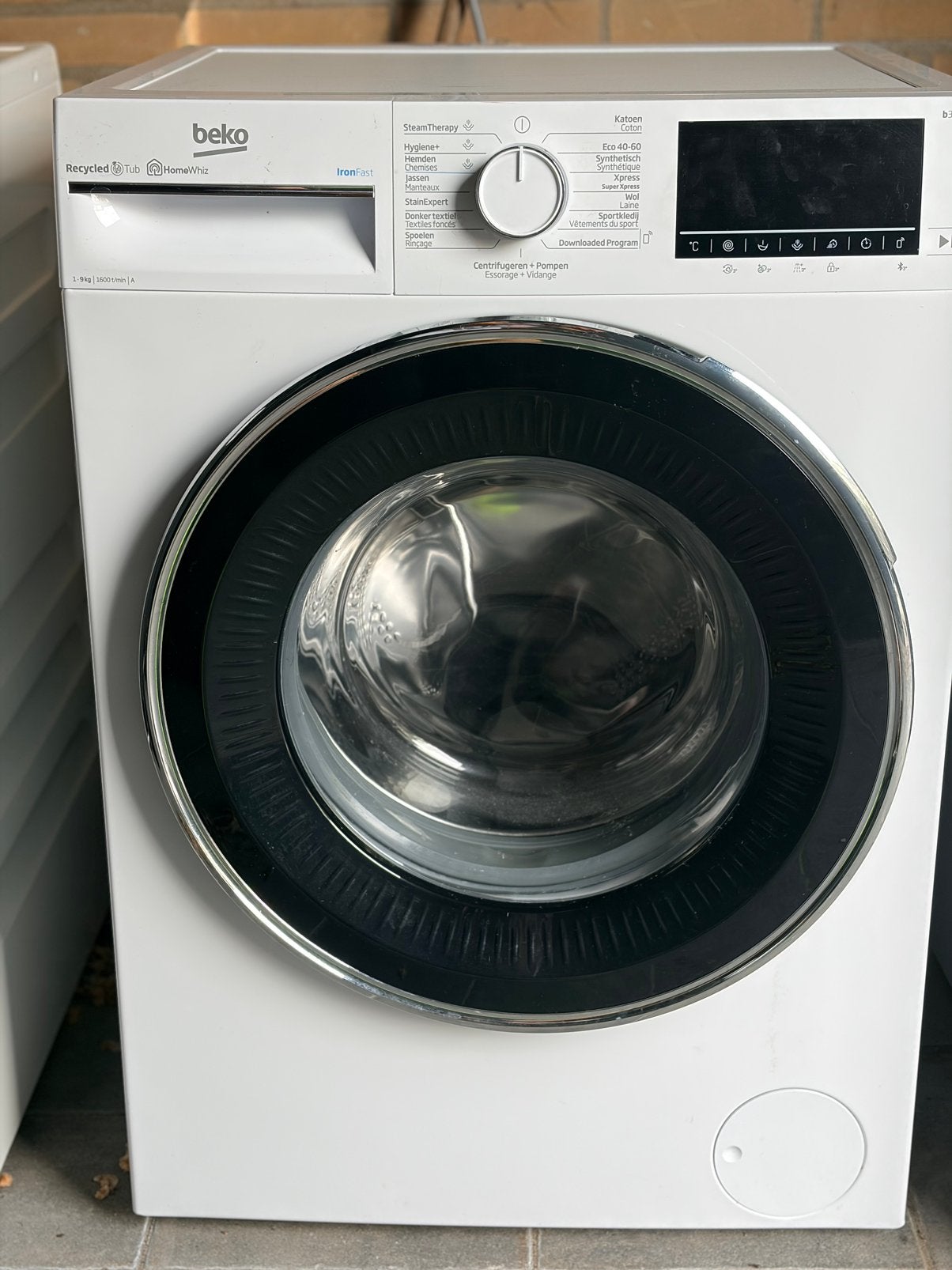 1-9 kg /1600 toeren wasmachine van beko, Ophalen, 8 tot 10 kg, Voorlader, 85 tot 90 cm