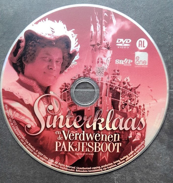 DVD - Sinterklaas en de verdwenen Pakjesboot, Alle leeftijden, Zo goed als nieuw, Sinterklaas, Film