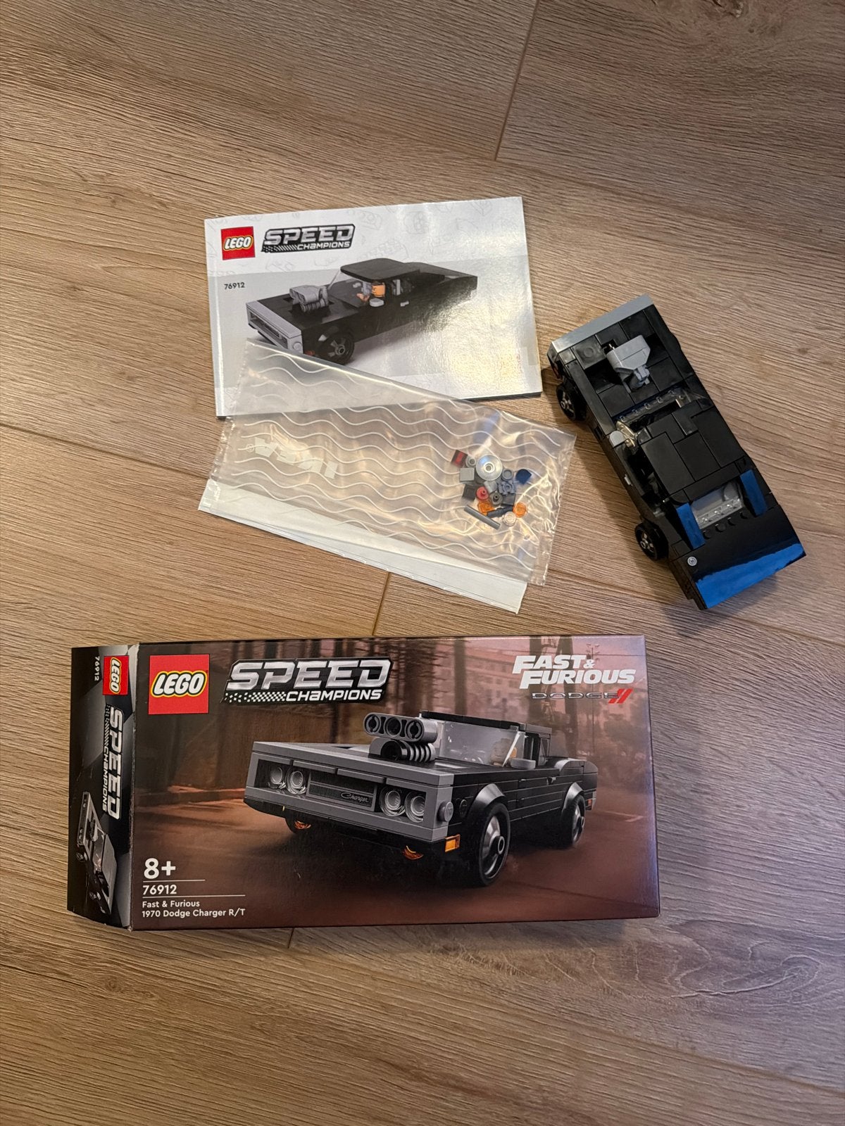 LEGO Speed Champions 76912 Fast & Furious Dodge Charger, Kinderen en Baby's, Lego, Zo goed als nieuw, Compleet, Complete set