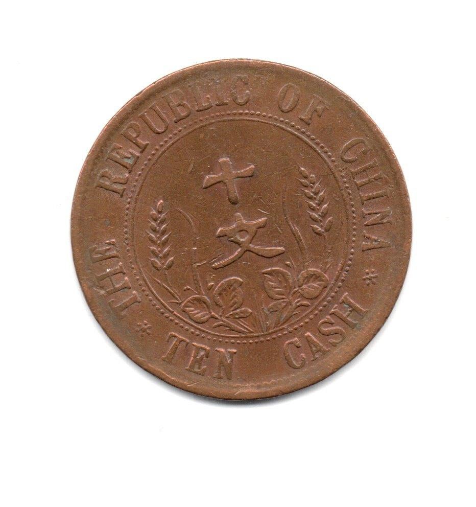 China 10 cash 1920, Ophalen of Verzenden