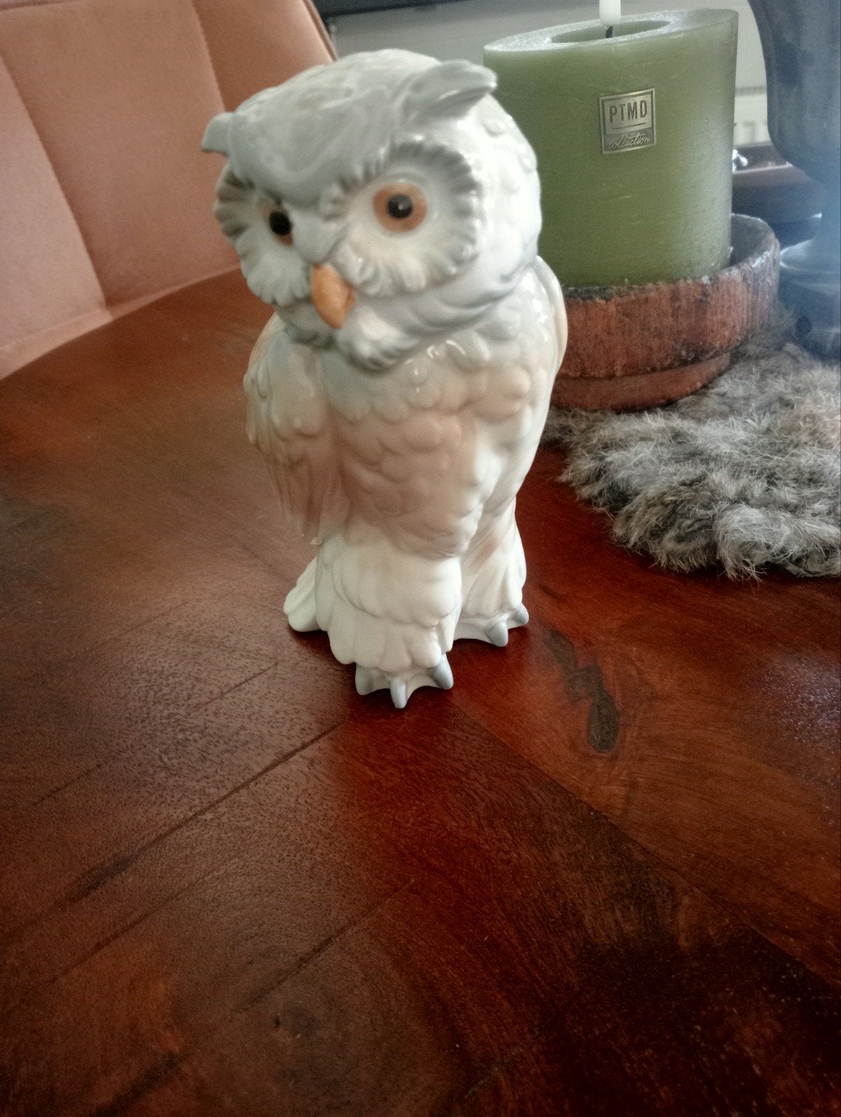 Nao Lladro.    Uil van porselein....18 bij 10 cm, Ophalen of Verzenden