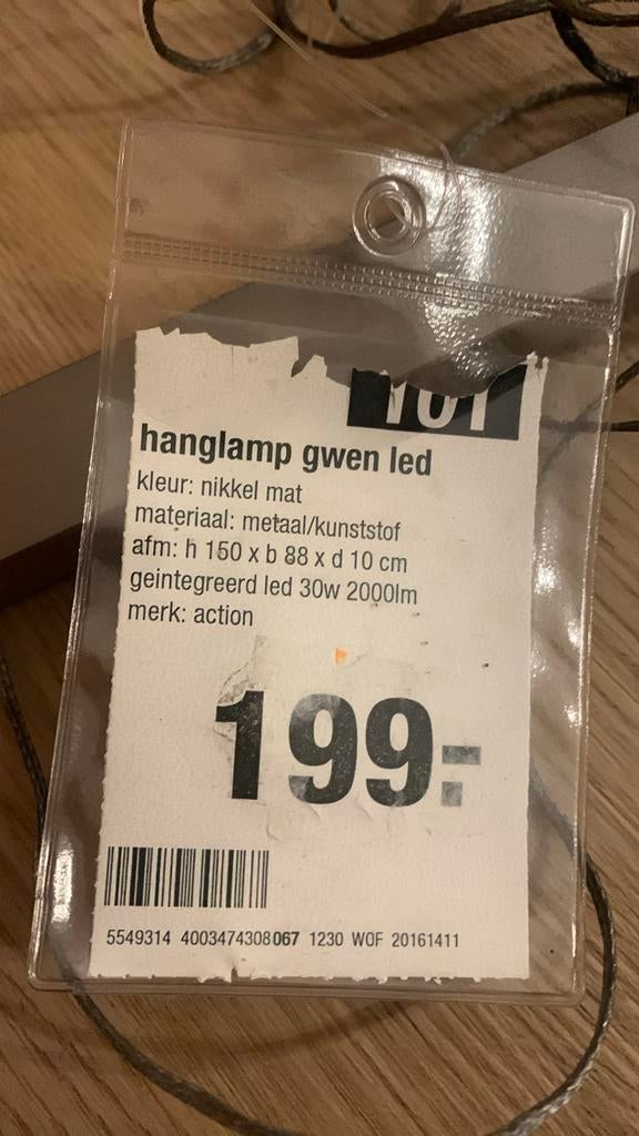 Hanglamp Gwen led, Ophalen, Nieuw