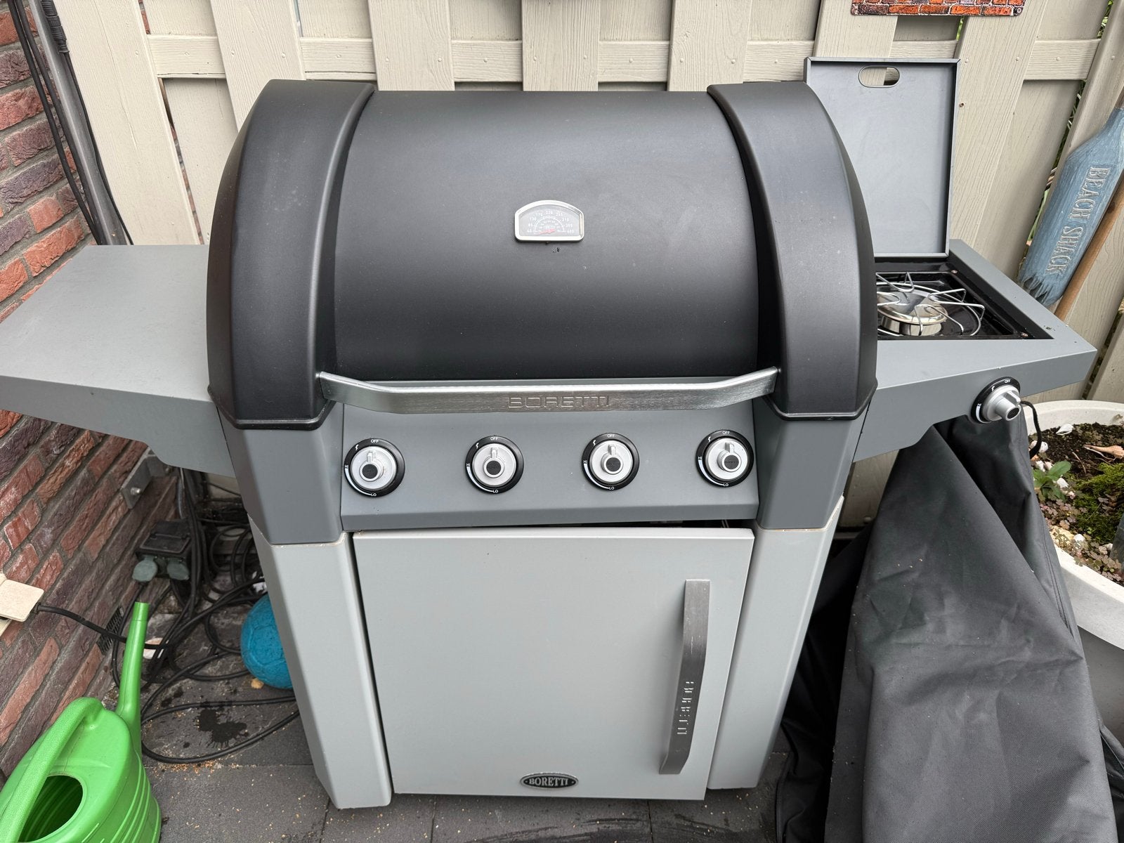 Boretti Forza Gas BBQ - Zo goed als nieuw, incl. hoes, Ophalen, Zo goed als nieuw