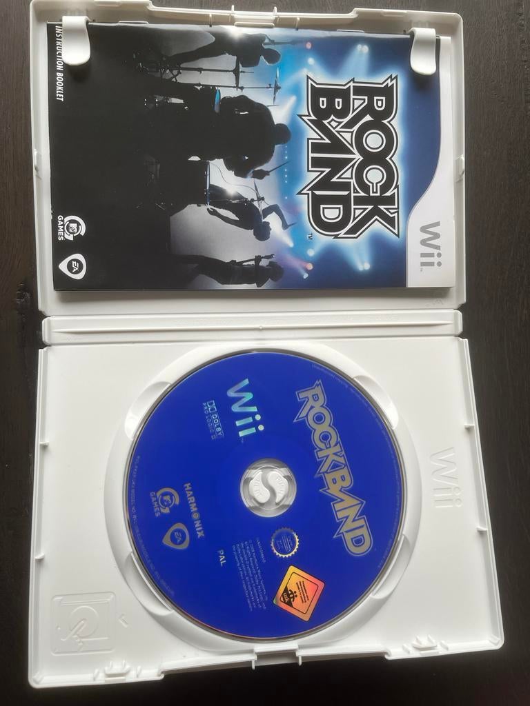 ROCKBAND - Nintendo Wii, Spelcomputers en Games, Games | Nintendo Wii, Muziek, Ophalen of Verzenden, Zo goed als nieuw, 3 spelers of meer