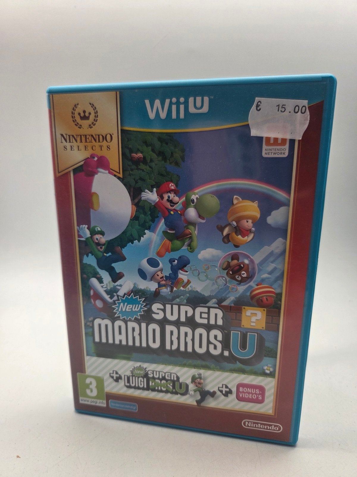 New Super Mario Bros. U + New Super Luigi U - Wii U, Spelcomputers en Games, Nintendo, Eén computer, Zo goed als nieuw, Platform