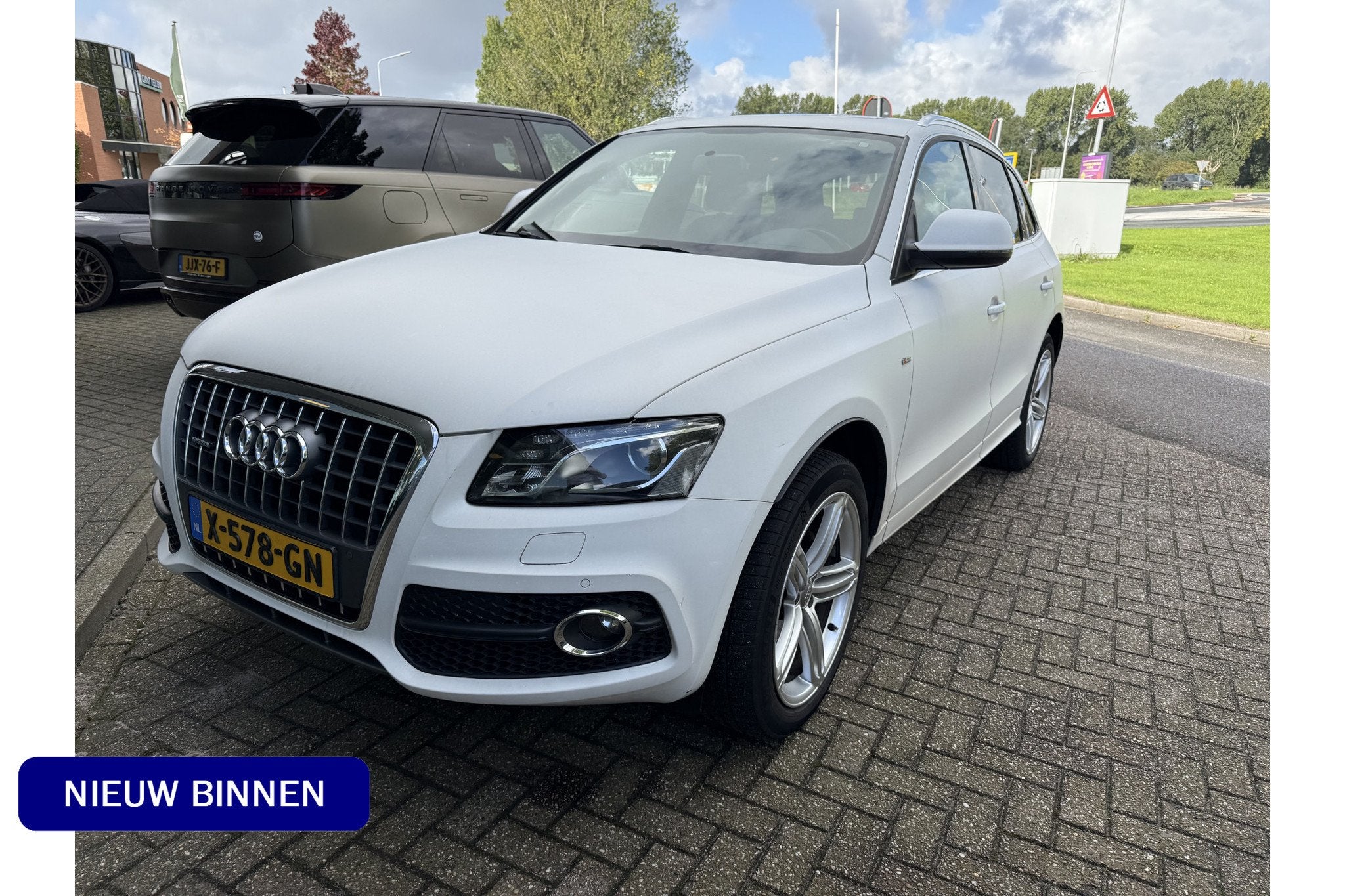 Audi Q5 2.0 TFSI quattro Pro Line * S-line * 20 inch * LED *, Auto's, Gebruikt, Zwart, 4 cilinders, Leder en Stof
