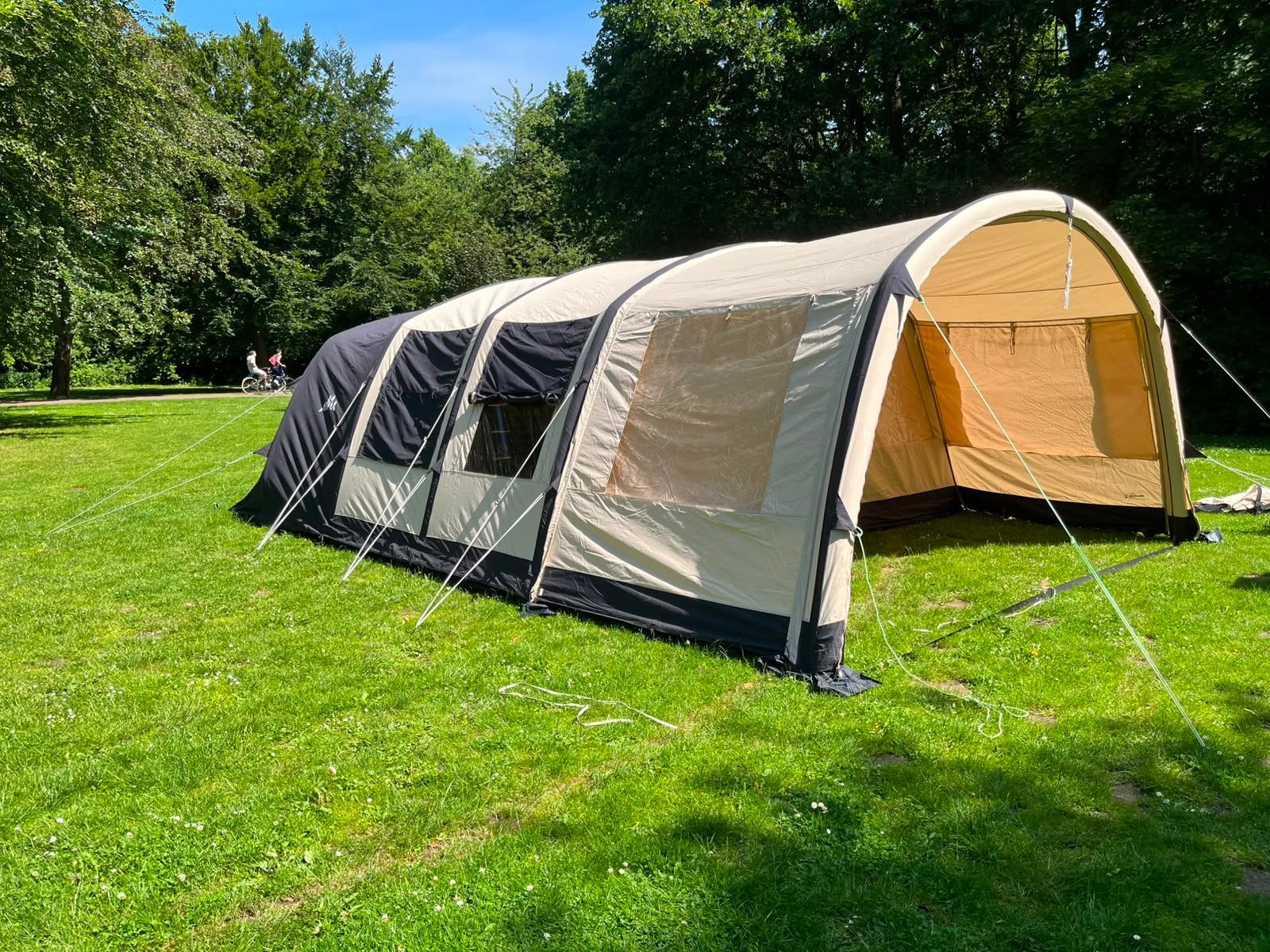 Obelink Miami 6 Easy air tunneltent, Caravans en Kamperen, Ophalen, Zo goed als nieuw