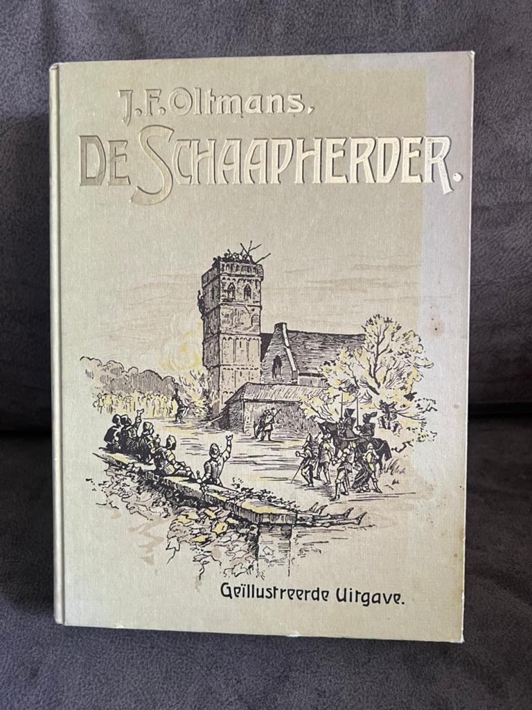 Vintage Boek J.F Oltmans De Schaapherder., Ophalen of Verzenden, Zo goed als nieuw, J.F Oltmans.