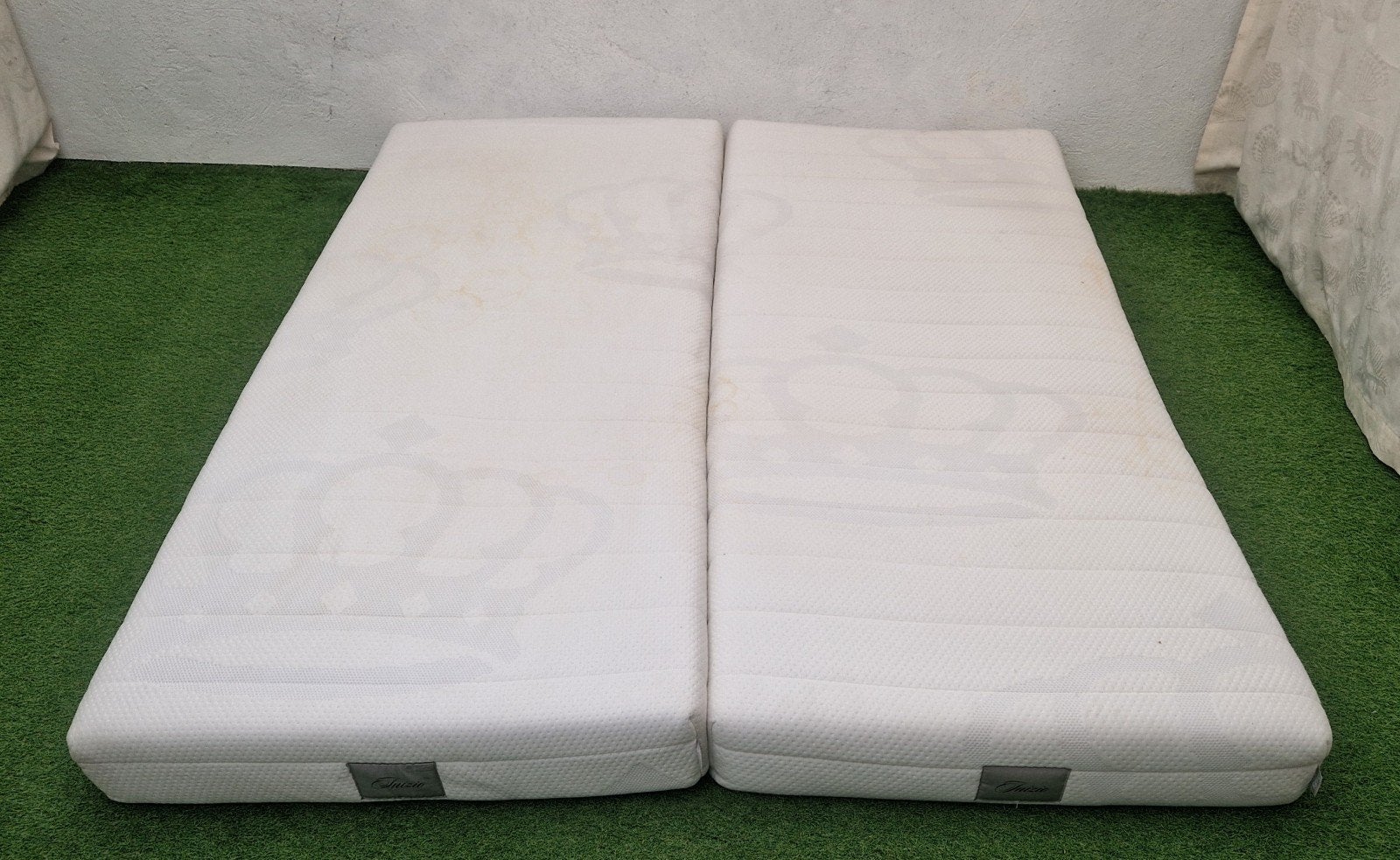 2 Auping inizo matrassen 90x210cm, 90 cm, Eenpersoons, ., 210 cm