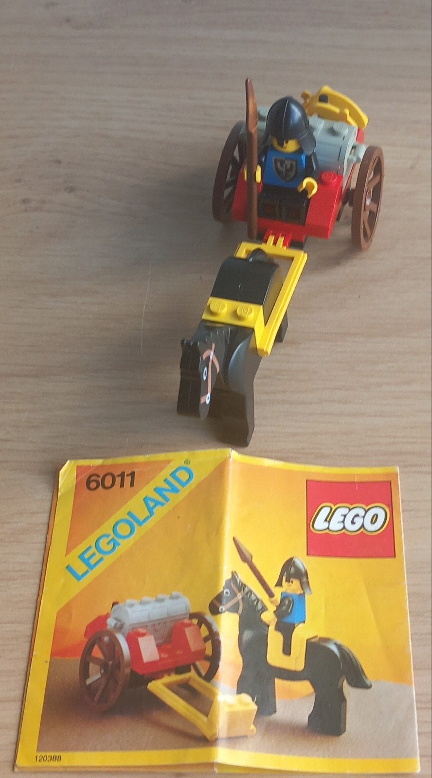 LEGO 6011 Black Knights Treasure   - Compleet met instructie, Compleet, Gebruikt, Lego, Ophalen of Verzenden