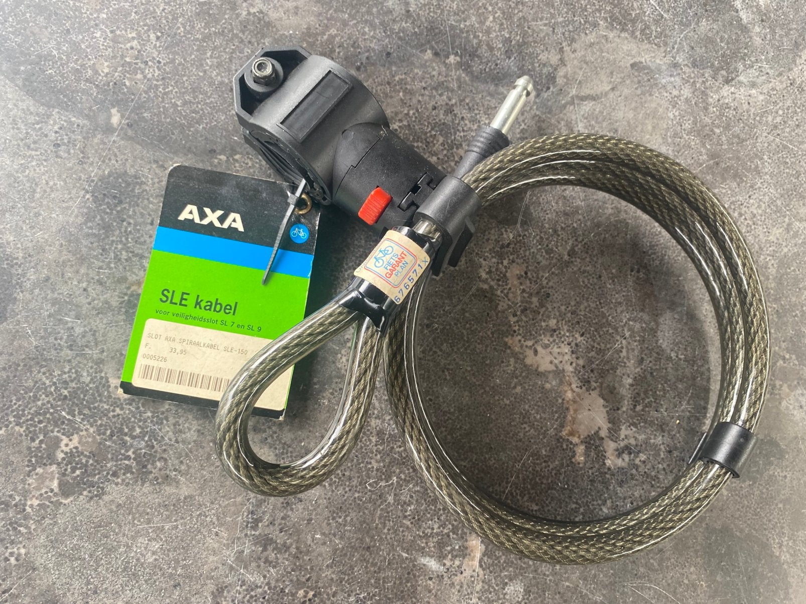 Insteekkabel voor AXA SL 7 en SL 9 - Compleet - Nieuw, Fietsen en Brommers, Ophalen, Nieuw, Insteekslot