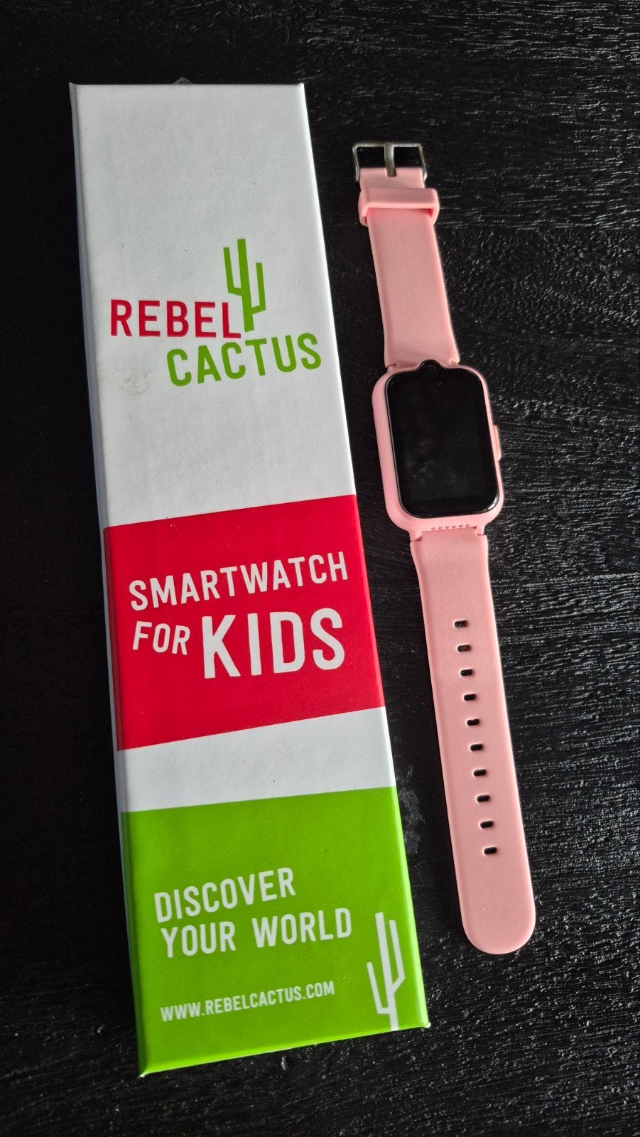 Rebel Cactus Smartwatch voor Kinderen - Roze, Ophalen of Verzenden, Roze, Android, GPS