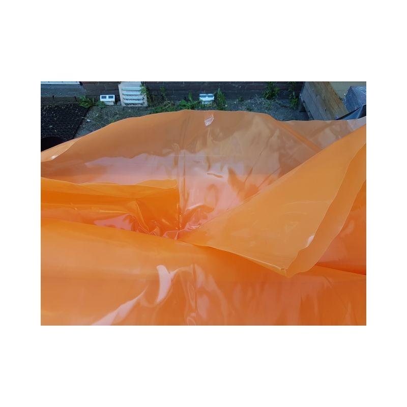 opheffingsuitverkoop pe folie oranje dik bouw folie, Ophalen of Verzenden, Zo goed als nieuw, 15 m² of meer, Folie