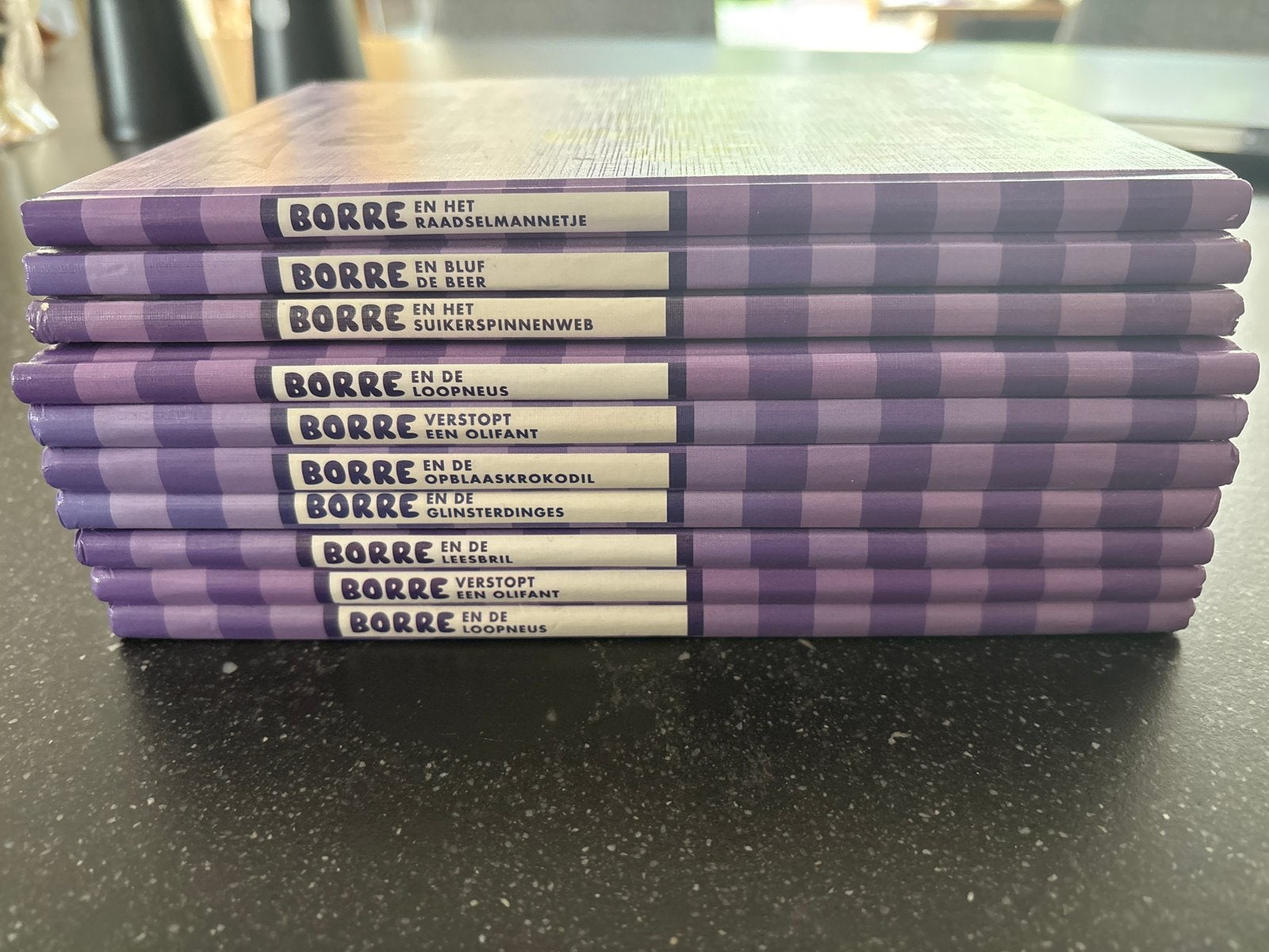 10 Borre Boekjes - Gestreepte Boekjes Groep 1/2 Paars, Gelezen, 5 of 6 jaar, Fictie algemeen, Jongen of Meisje