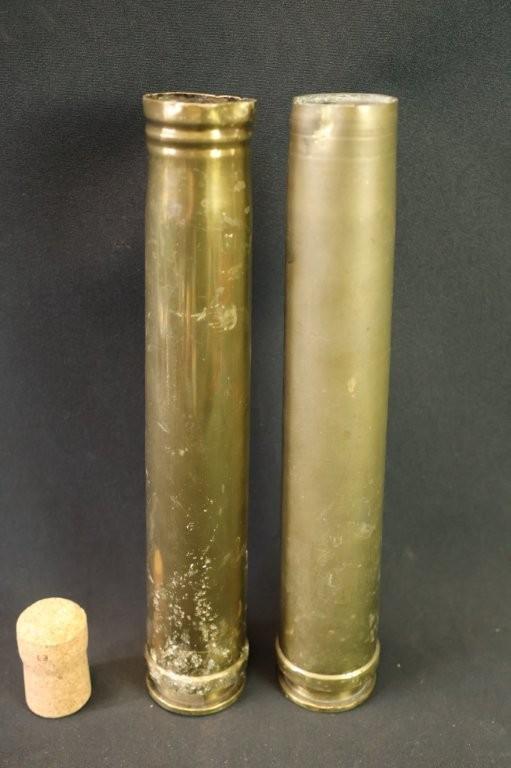 WO2 Duitse 3,7 cm Flak huls LEEG, Verzamelen, Militaria | Tweede Wereldoorlog, Ophalen of Verzenden, Duitsland, Hulzen of Bodemvondsten