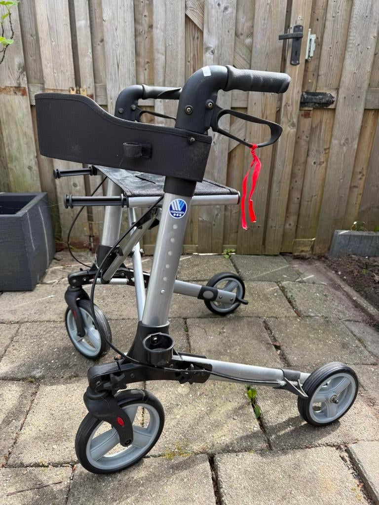 Rollator vermeiren quad light, Ophalen, Opvouwbaar, Gebruikt