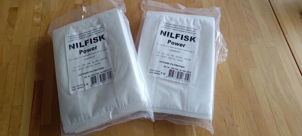Nilfisk Power stofzuigerzakken - 18 stuks, Ophalen, Nieuw, Stofzak, Overige typen