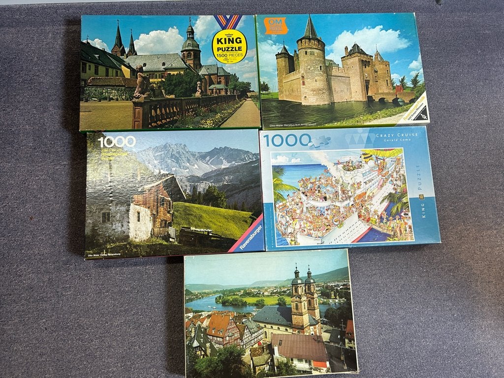 Puzzels, Ophalen, 500 t/m 1500 stukjes, Gebruikt, Legpuzzel