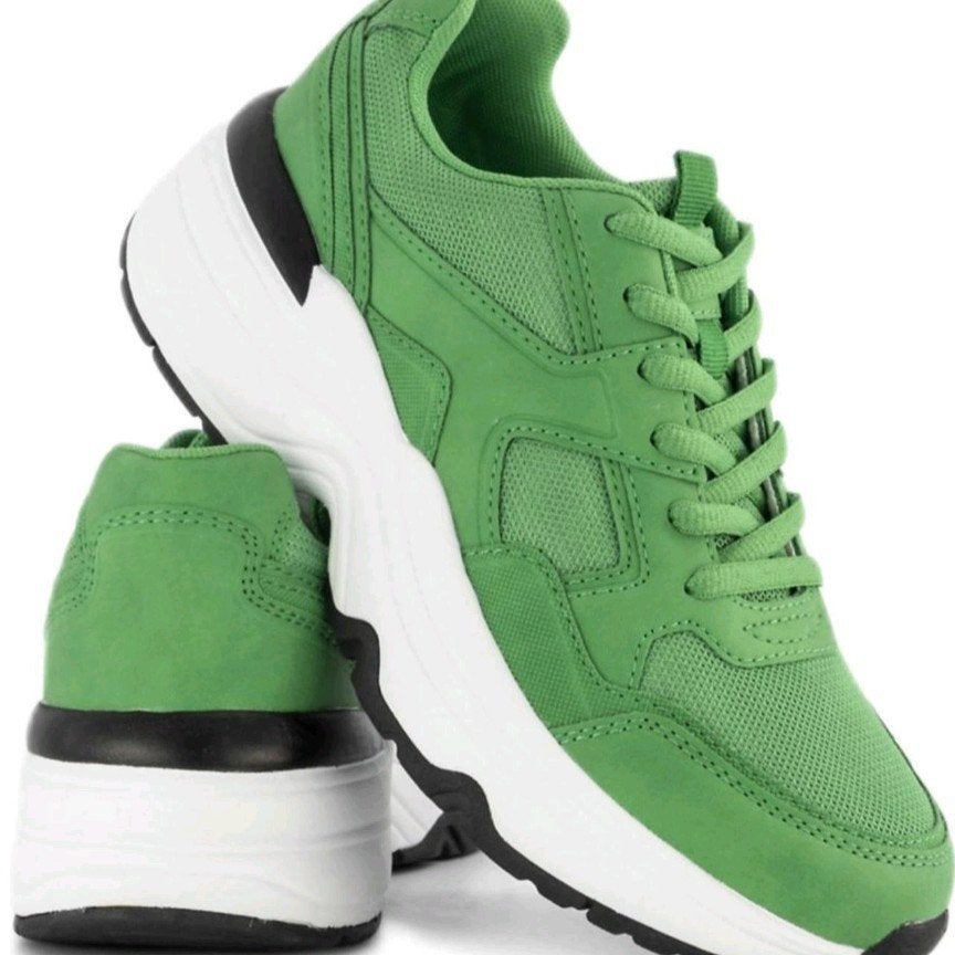 NIEUW ❤️ SNEAKERS GYMPEN GROEN💚 DAMES-KIDS 38, Oxmox, Nieuw, Ophalen of Verzenden, Groen
