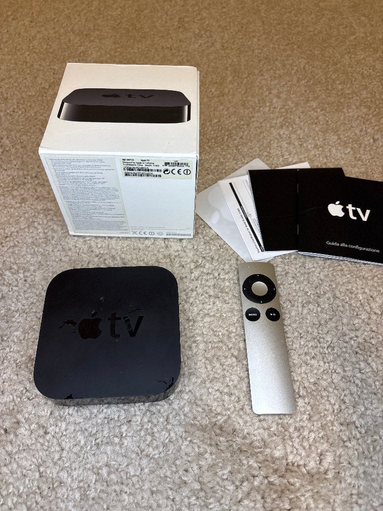 Apple TV 3e generatie A1469 compleet in doos, Apple Inc., Zonder harde schijf, HDMI, Gebruikt