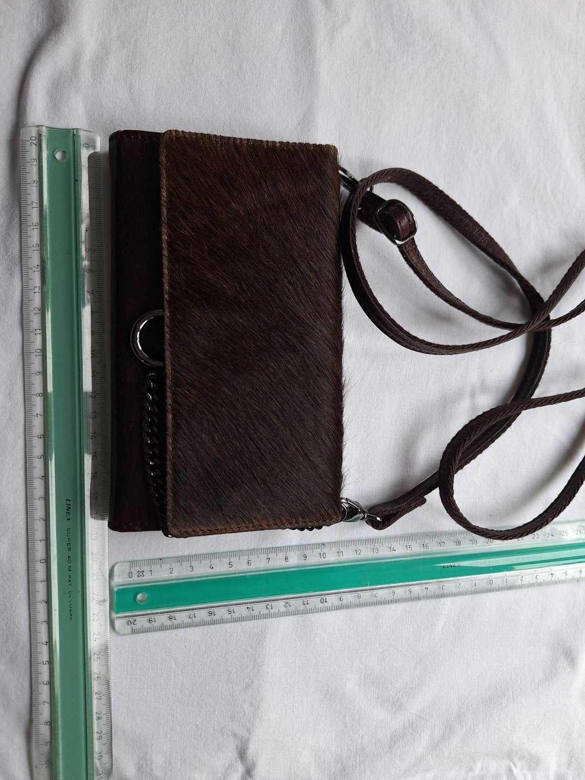 Micmacbags Leren Clutch/Schoudertas - Bruin (Nieuw), Ophalen of Verzenden, Nieuw, Bruin, Leer
