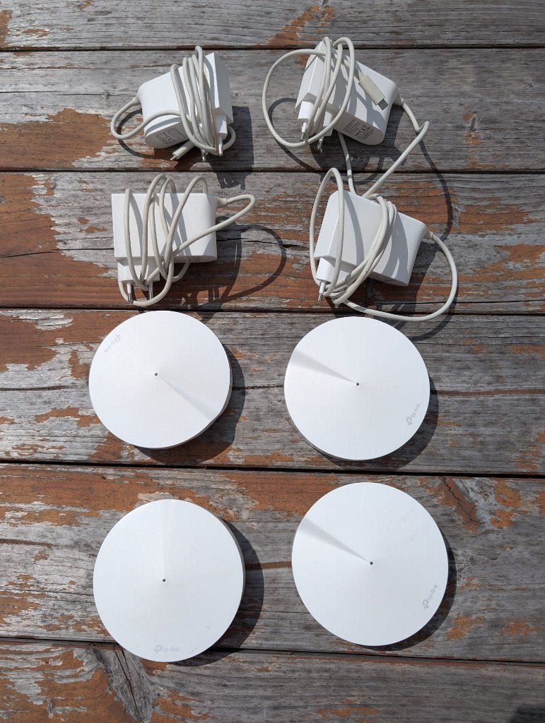 4x TP-Link Deco P7 Mesh - Wifi + Powerline (stopcontact), Computers en Software, Routers en Modems, Gebruikt, Ophalen of Verzenden
